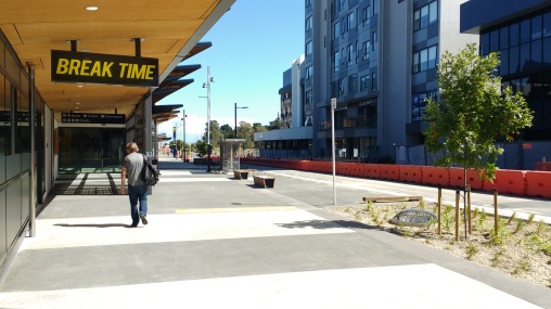 Manukau Bus Station looking towards M Central